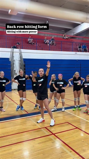 Alison Furno | Back row hitting for volleyball players is all about controlled power. If you want to hit with more speed and consistency, it starts with... | Instagram