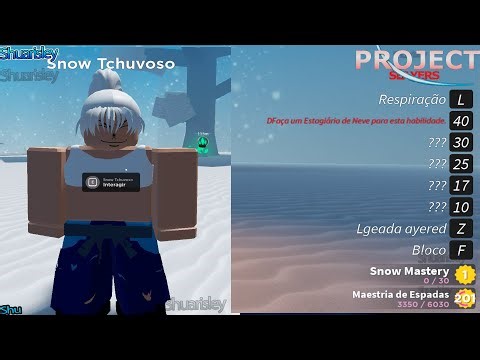COMO PEGAR A RESPIRAÇÃO DA NEVE NO PROJECT SLAYERS