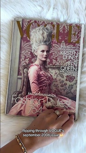 What Was In The September 2006 Issue Of VOGUE Magazine? 🍰