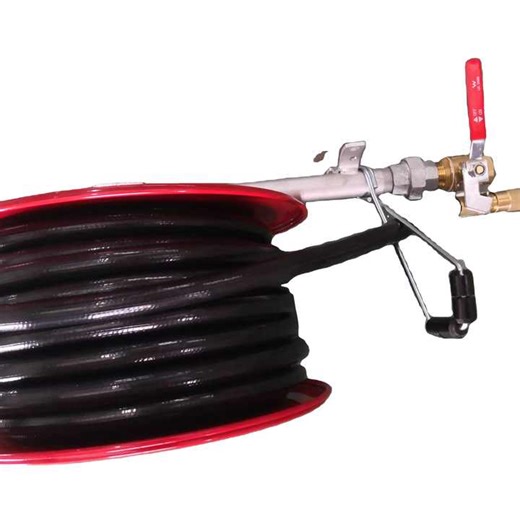Fixed Fire Hose Reel 19mm*30m Fire Fighting Hose Reel 25m*36m Swing Manual Type Fire Fighting Hose Reel