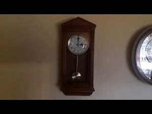 Seiko Battery-Operated Dual-Chime Wall Clock Westminster