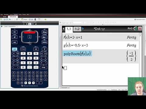 GTR TI Nspire CX 12 Nullstellen und Schnittpunkte rechnerisch bestimmen