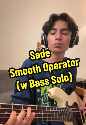 Smooth Operator Bass Cover with Solo Performance