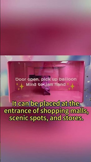 Balloon vending machine，No need for staff ，24-hour self-service sales#balloon #businesses