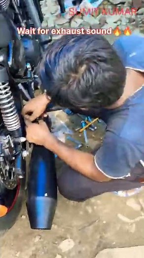 Royal Enfield meteor 350 exhaust change without catalytic converter full system dolphin premium 🔥🔥