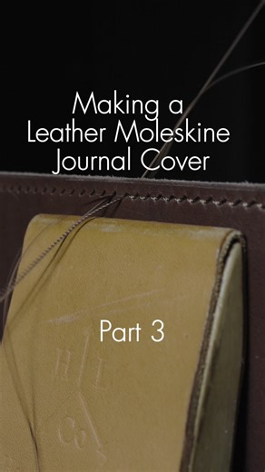 The final steps of making a leather journal cover for a large @Moleskine Leather is Badalassi Carlo No Fin in Castagno from A & A Crack & Sons Quality handmade leather goods, made in England. Timeless designs, world class materials, traditional tools and techniques. Guaranteed for life. Buy well, buy once #leathercraft #asmr #leather #journal #creatorsearchinsights