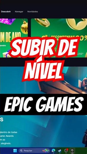 EPIC GAMES - HOW TO LEVEL UP - TUTORIAL 🔥 #shorts #games #epicgames