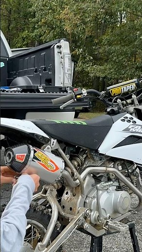 INSTALLING PRO CIRCUIT T6 EXHAUST ON KLX110RL!! #klx110 #pitbike #procircuit #exhaust