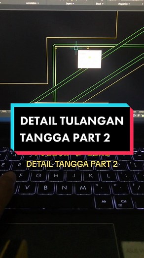 BELAJAR AUTOCAD #belajarautocad #autocad #fyp #tekniksipil #tutorialautocad