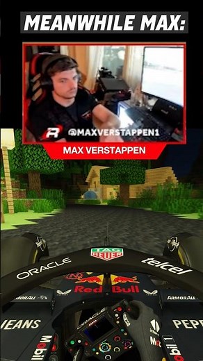 Max Verstappen's MINECRAFT Addiction #maxverstappen #teamredline #assettocorsa