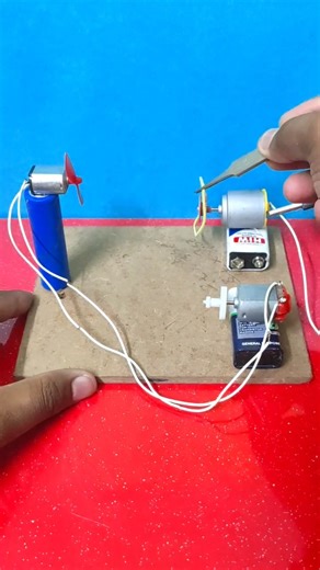 science project for electric generat dc moter😱🔥... #experiment #explore #toys #viral