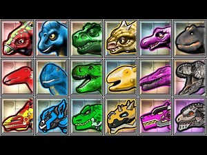 Dinosaur Park + Dino Racer + Dino Robot Corps - Stegosaurus, Apatosaurus, Tyrannosaurus, Euoploceph,