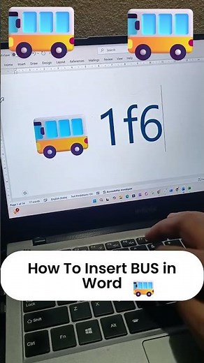 How to insert Bus Symbol in Word Tricks #computer #excelshortcuts #hilights #Productivity #symbol