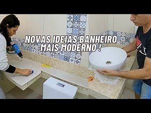 NOVA TRANSFORMAÇÃO TOTAL NO BANHEIRO MUITAS MUDANÇAS E IDEIAS INCRÍVEIS!