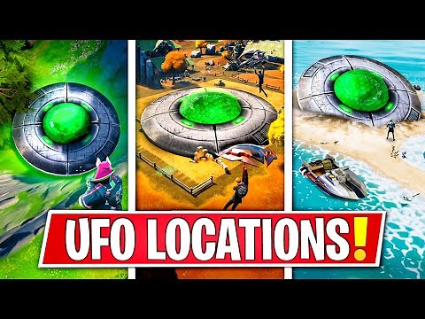 *NEW* ALL FORTNITE UFO *LANDING* LOCATIONS FOUND IN-GAME!