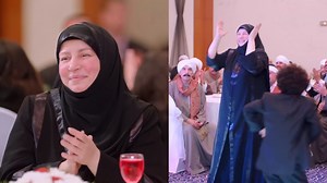 2.1M views · 10K reactions | فرح بنت عبلة كامل ❤️ شوف عملت ايه عشان متكسرش فرحة بنتها  | Oscar Production & Distribution | Facebook