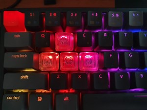 Clear ASDW Mechanical Keycaps 3D Printed - Etsy UK