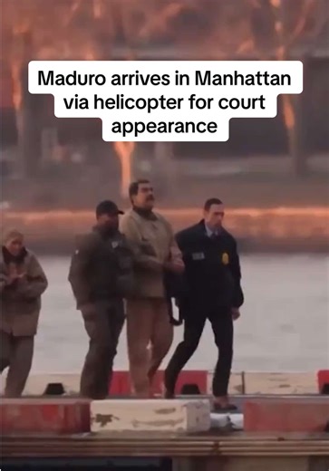 Nicolas Maduro Arrives in Manhattan for Court Hearing