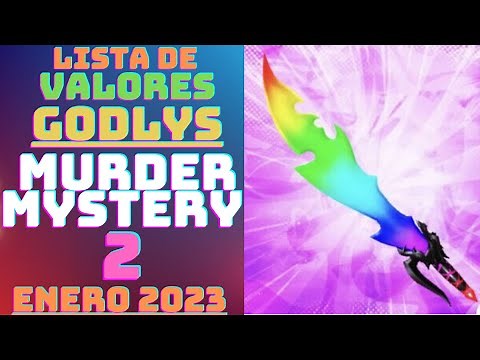 Lista de valores de Murder Mystery 2 para GODLYS (2023) ¡Precios de armas divinas en MM2!