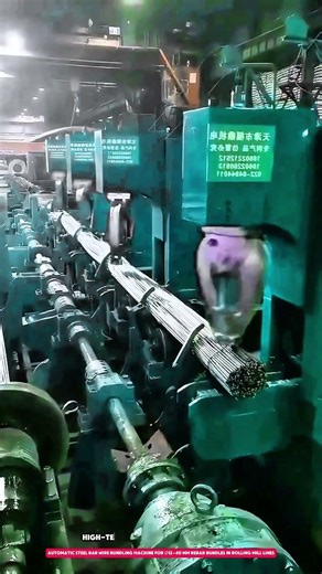 Automatic Steel Bar Wire Bundling Machine for Ø12–40 mm Rebar Bundles in Rolling Mill Lines