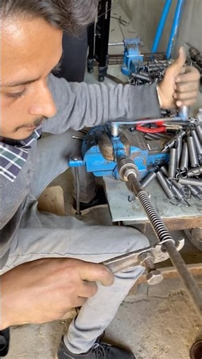 15 Inch Spring Making by Hand 😱 Skilled Worker Amazing Technique