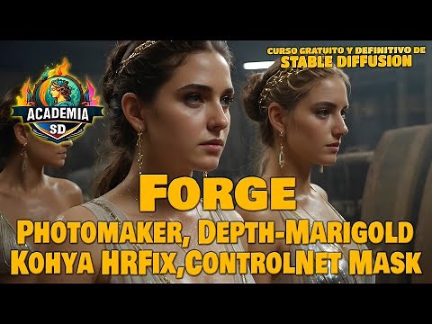 Forge Depth-Marigold, Photomaker, Kohya-HRFix, Máscaras de ControlNet
