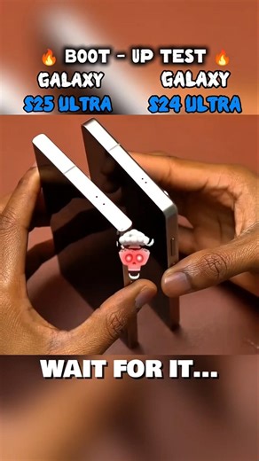 😱🤯 GALAXY S25 ULTRA 🆚 GALAXY S24 ULTRA BOOT -UP TEST!!