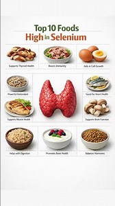 Top 10 Foods Highest in Selenium (Most People Eat #3 Daily!) #HealthTips #HealthyFoods