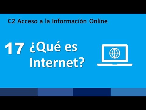 17. ¿Qué es Internet?