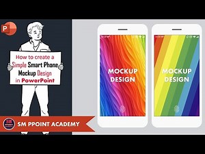 How to create a Simple "Smart Phone" Mockup Design in PowerPoint