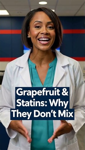 Grapefruit & Statins: Why They Don't Mix 🍊💊