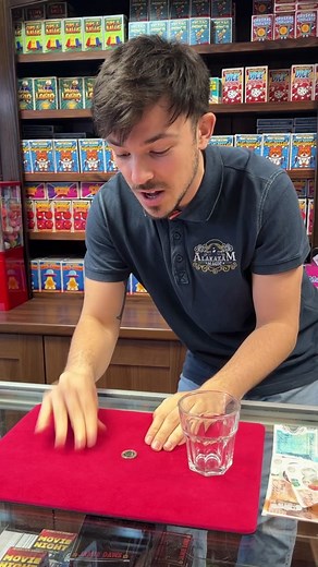 Impossible Coin Under Glass Challenge