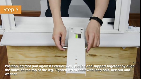 JEACENT AC Window Air Conditioner Support Bracket Light Duty, Up to 85 lbs