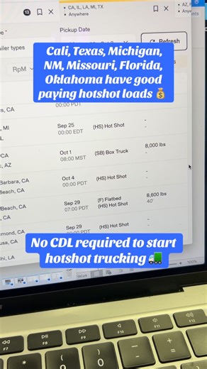 @rileyhotshots on Instagram: "Back to work, booking loads 👉🏼 brokering loads 💰 hauling loads… ⛓️ This is just one source of finding loads that we utilize within my hotshot company. We don’t “have to” rely on load boards but when we see good loads, best believe we are booking them. If you’re looking for better loads or need help with finding direct customers, send us a message 👇🏼 💻 www.hotshothaulers.org 📧 riley@Hotshothaulers.org or info@hotshothaulers.org #hotshottrucking #hotshot #truck