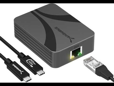 SABRENT USB4 to 10 Gigabit Ethernet Adapter
