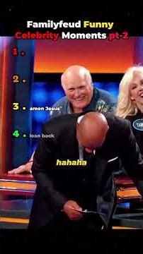 Funniest Celebrity Moments on Family Feud (Pt. 2) 😂