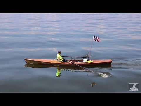 Chesapeake Light Craft's Expedition Wherry - Built and Rowed by Jim Nehring