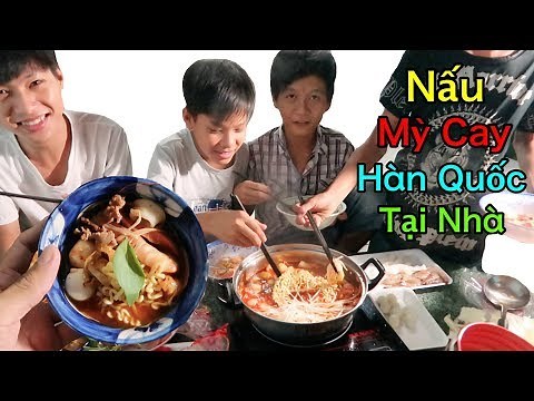 Lâm Vlog - Cuối Tuần Làm Món Mỳ Cay Hàn Quốc 7 Cấp Độ Tại Nhà | Ngon Cạn Nồi