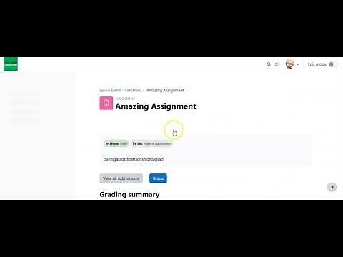 How to Provide Feedback in Assignments in Moodle 4.0