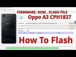 Oppo A3 CPH1837 Full Flash Scatter Rom By Free Tool - How To Flash - Hang On Logo Dead Boot Repair )