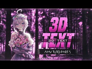 HOW TO MAKE 3D TEXT IN ALIGHT MOTION [ TUTORIAL 5 ] ANDROID