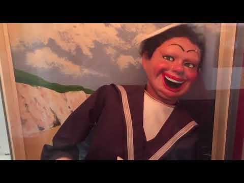 1950's Coin Operated Laughing Sailor Amusement Arcade Machine