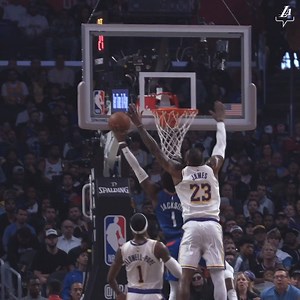 King getting after it on both halves of the hardwood. | Los Angeles Lakers