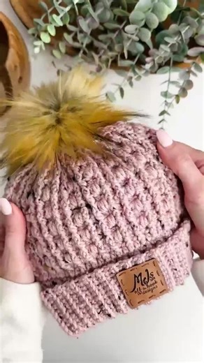 CROCHET PATTERN & VIDEO/ Snuggle Season Beanie, Puff Post Stitch Winter Hat in Baby to Adult Sizes, crochet hat, gift, pdf, easy hat pattern - Etsy Polska