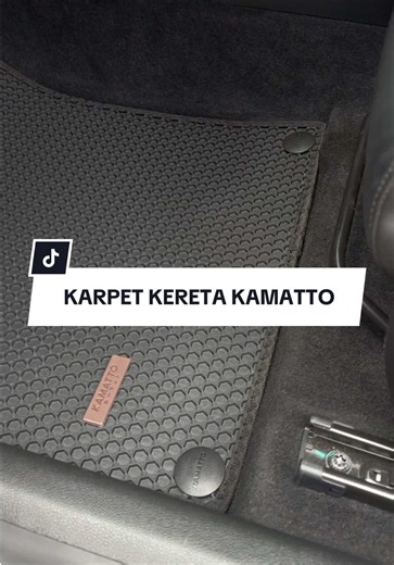 Karpet Kereta Kamatto dengan Clip Locking — Ciri Terbaru Siap Dipasang
