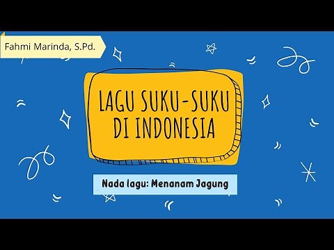 LAGU SUKU SUKU DI INDONESIA