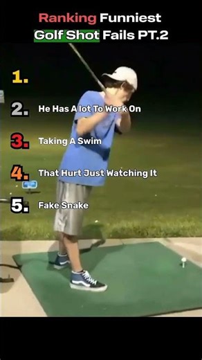 Ranking Funniest Golf Shot Moments PT.2