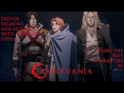 Trevor Belmont and Alucard with a side of Sypha being the best characters in Castlevania Seasons 2