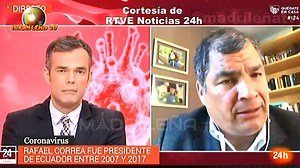 272K views · 2.9K reactions | Entrevista al expresidente de Ecuador, Rafael Correa, luego de la noticia de su condena - Madrileña tv - #ecuador #rafaelcorrea #crisisecuador #pandemia #latinoamerica #ecuatorianos #coronavirus #covid_19 #entrevistarafaelcorrea #españa #madrid #noticias #madrileñatv | Madrileña tv | Facebook