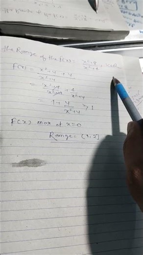 find range of rational functions